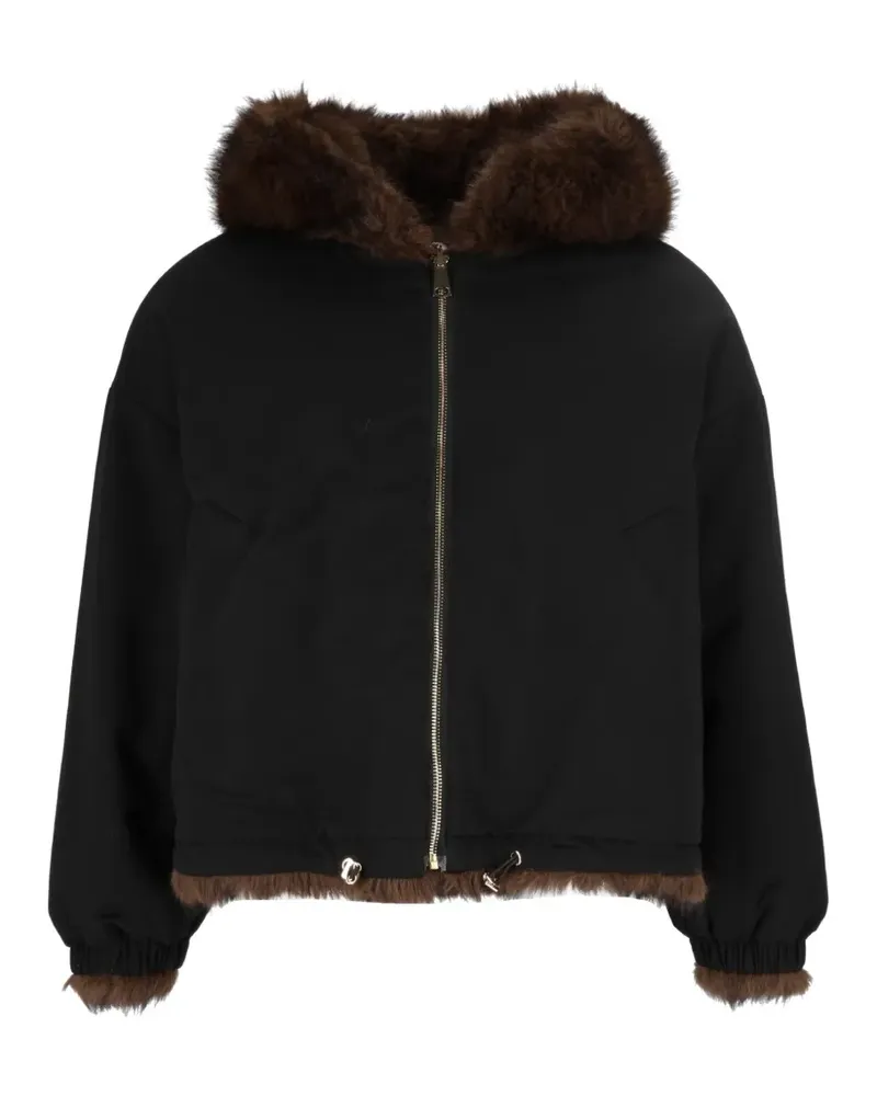 Bully Jacke mit Kapuze - Schwarz Schwarz