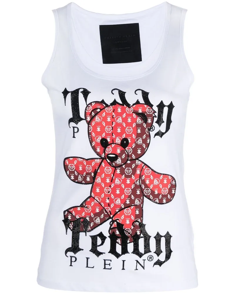 Philipp Plein Ärmelloses Tanktop - Weiß Weiß