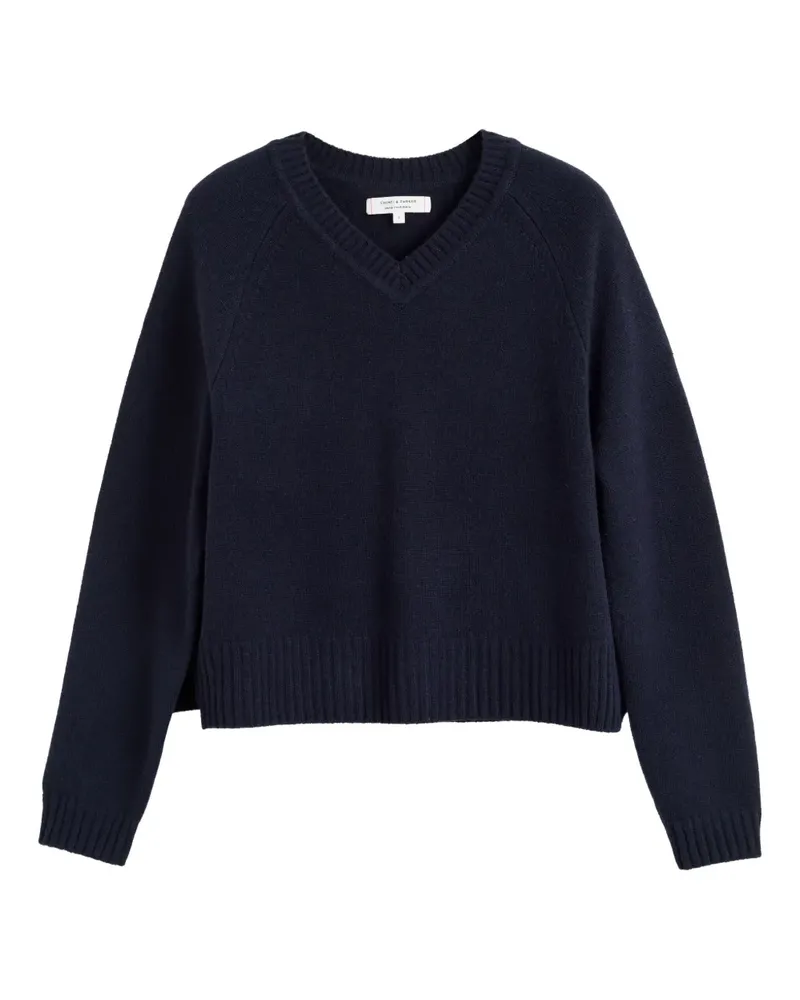 Chinti & Parker Klassischer Kaschmirpullover - Blau Blau
