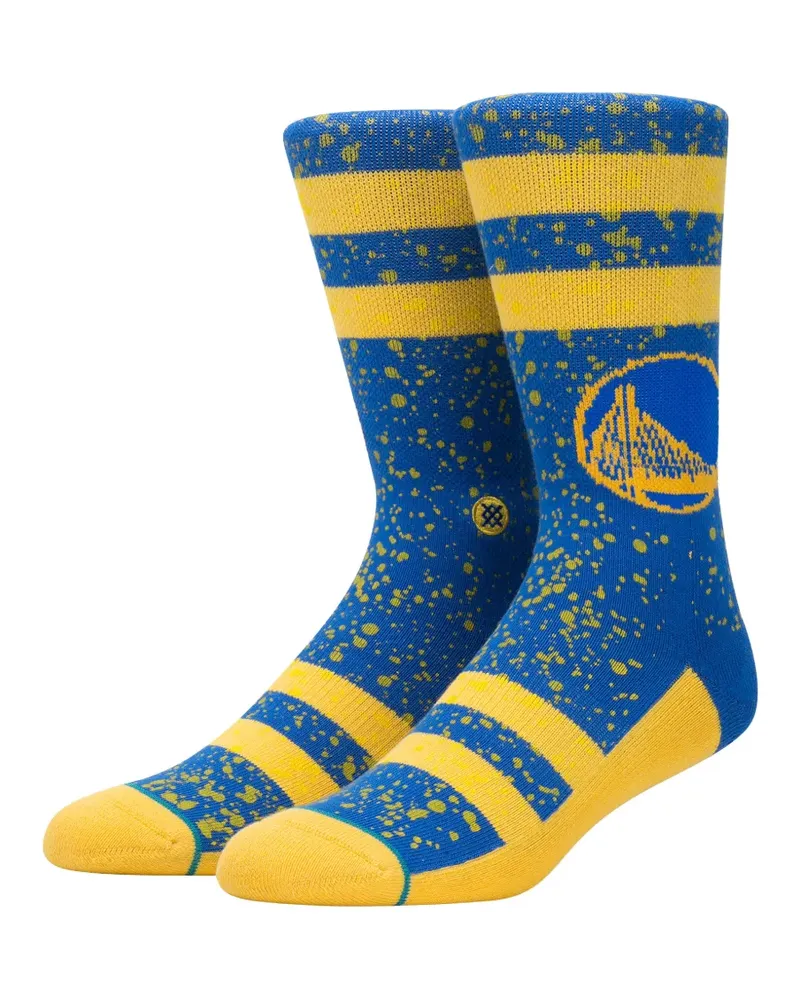 Stance NBA Golden State Warriors Overspray socks - Blau Blau