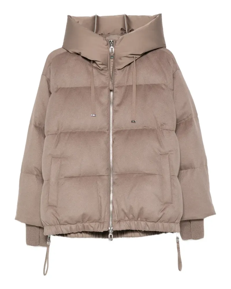 DUNO quilted hooded jacket - Braun Braun
