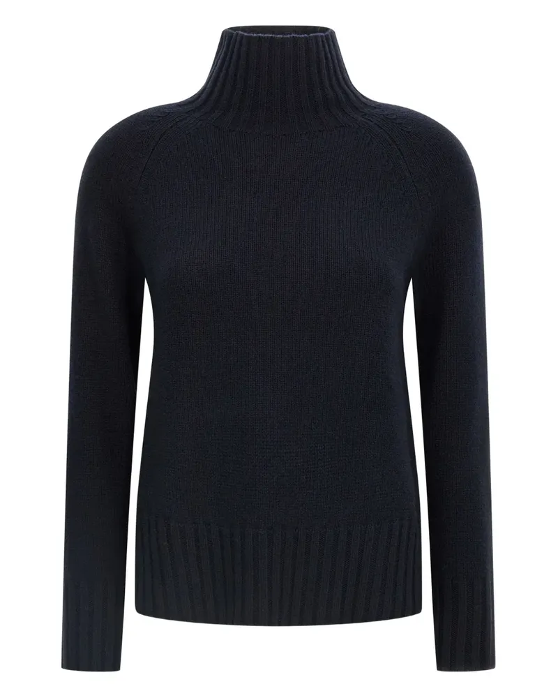 Max Mara Pullover mit Rollkragen - Blau Blau