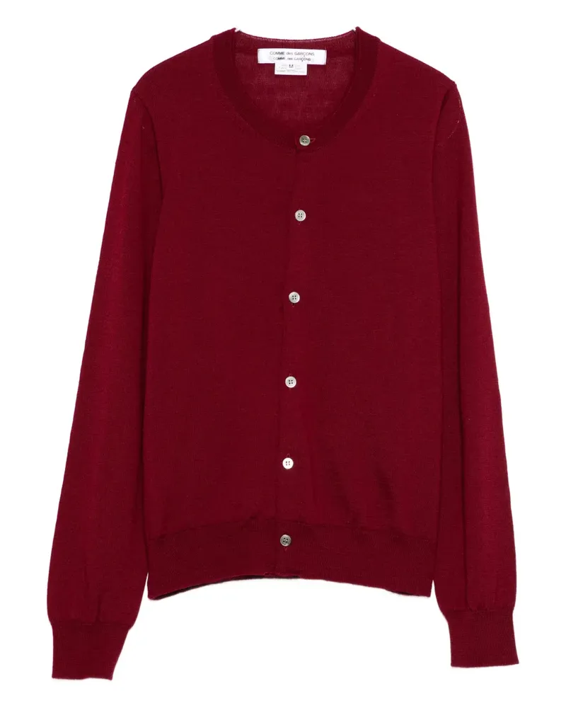 Comme des Garçons button-front cardigan - Rot Rot