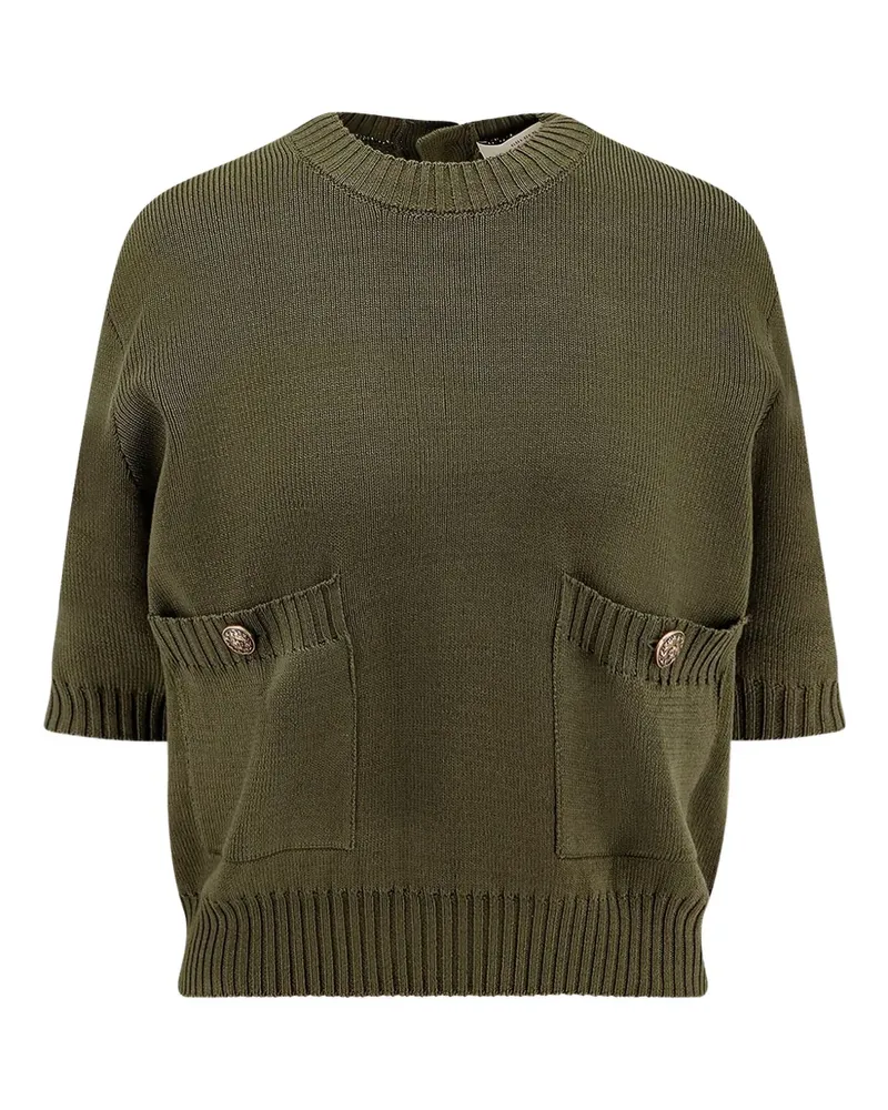 Golden Goose Pullover mit geknöpfter Tasche - Grün Grün