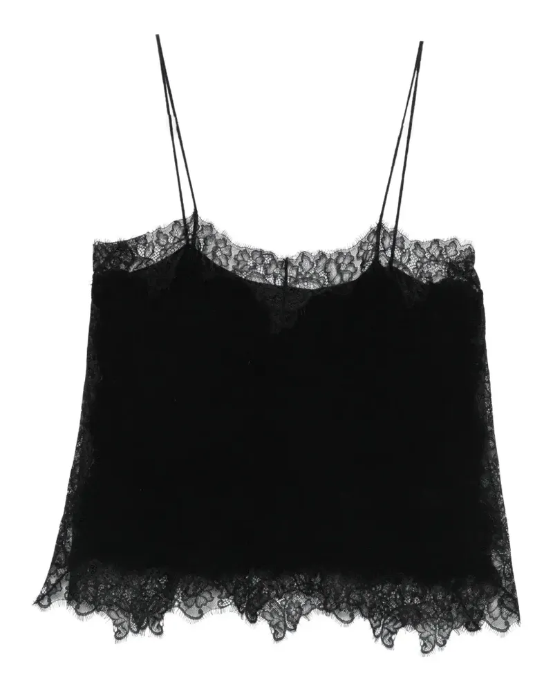 Mes Demoiselles lace aeris top - Schwarz Schwarz
