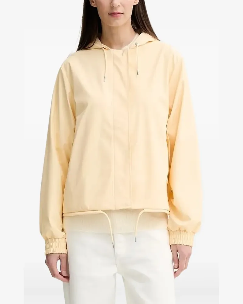 RAINS Kapuzenjacke mit Kordelzug - Gelb Gelb