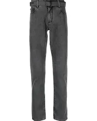 OFF-WHITE Straight-Leg-Jeans Grau