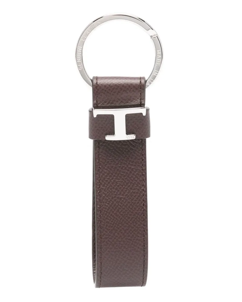 TOD'S Schlüsselanhänger mit Timeless-Logo - Braun Braun