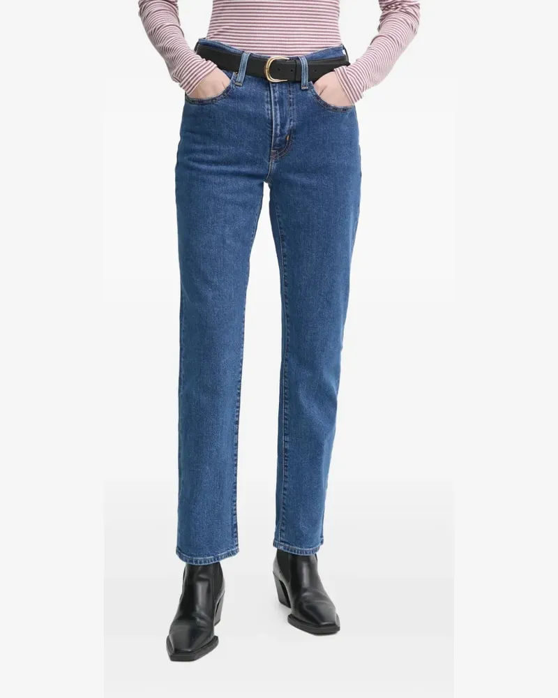 Levi's 724 Jeans mit Logo-Patch - Blau Blau