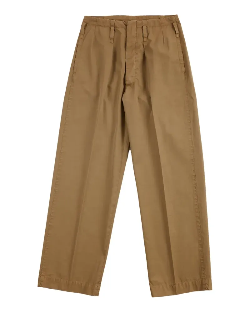 Fortela Fiona pleated trousers - Braun Braun