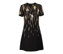 sequin-embellished mini dress - Schwarz