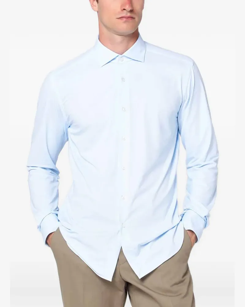 XACUS Active Langarmshirt - Blau Blau
