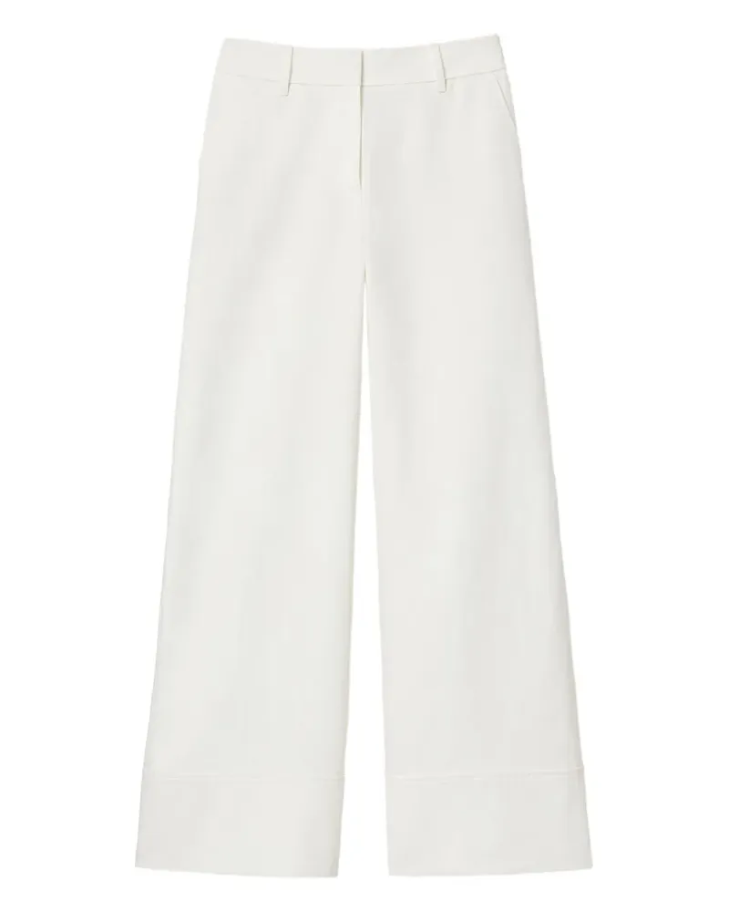 Lafayette148 Charles Hose mit weitem Bein - Weiß Weiß