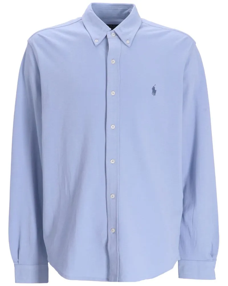 Ralph Lauren Hemd mit Polo Pony - Blau Blau