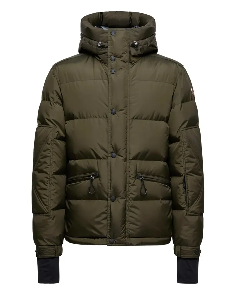 Moncler button-fastening padded jacket - Grün Grün