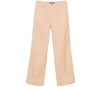 Hose mit weitem Bein - Nude