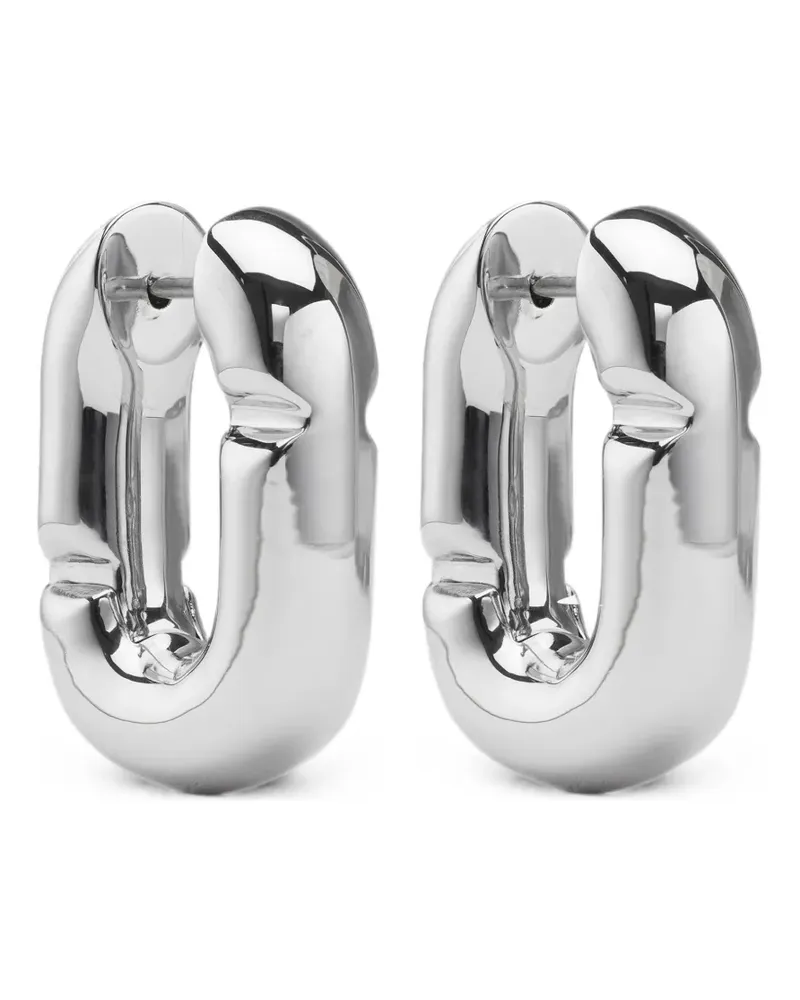 Marc Jacobs Pop J Marc huggie hoops - Silber Silber