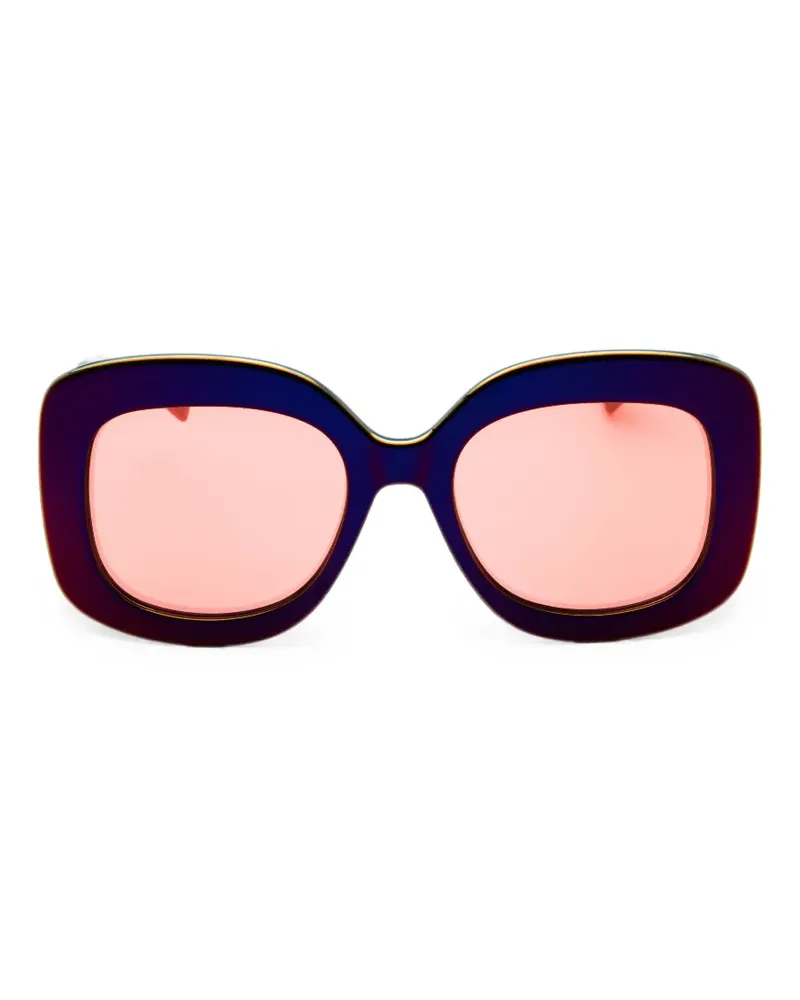 Karl Lagerfeld Sonnenbrille mit eckigem Gestell - Violett Violett