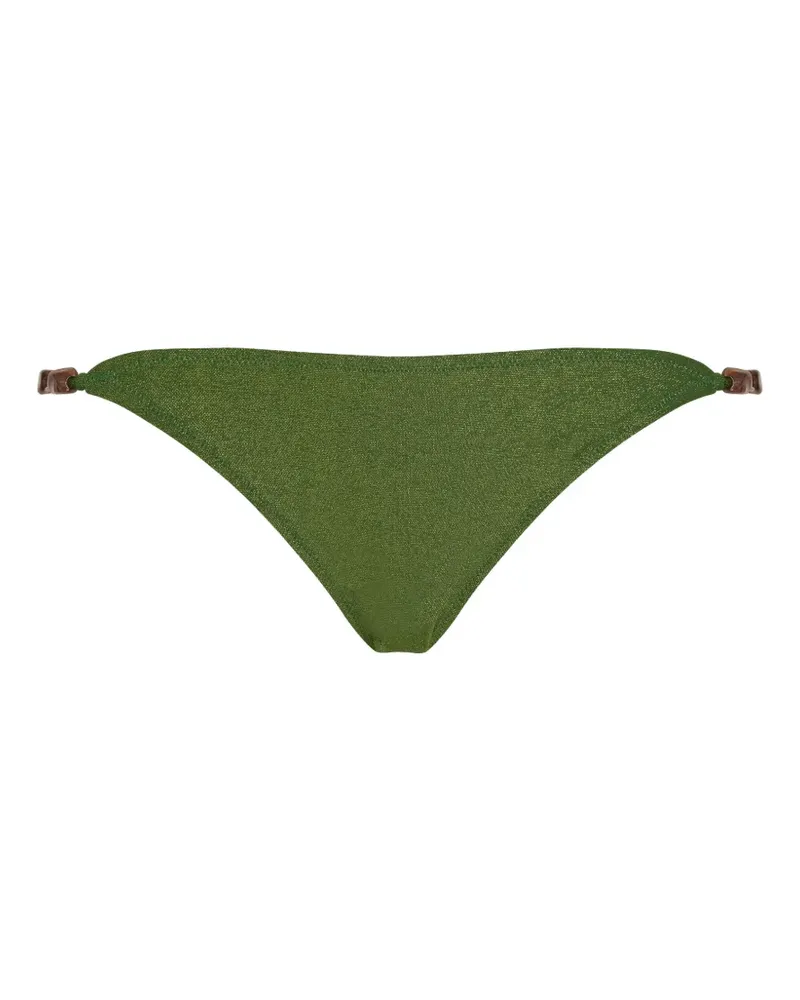 Vilebrequin bead-embellished iridescent bikini bottoms - Grün Grün