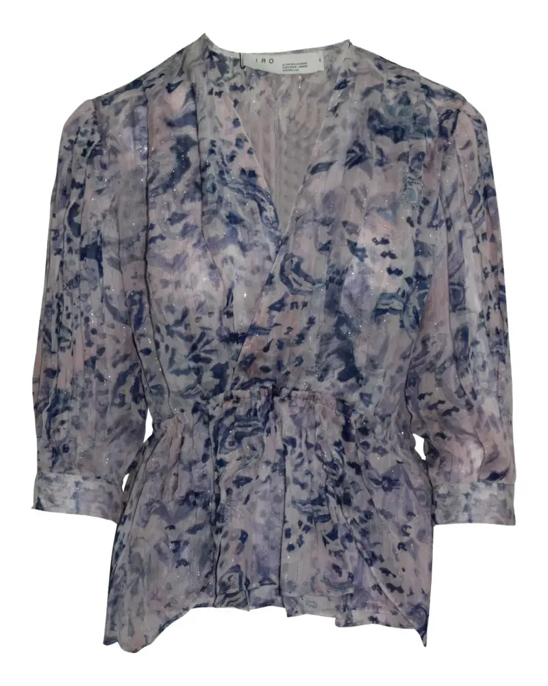IRO Saola wrap-effect blouse - Violett Violett