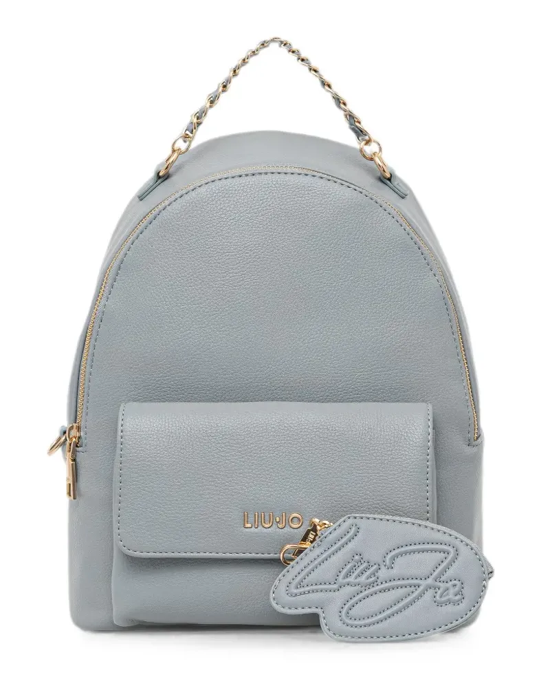 Liu Jo Schultertasche mit Kettendetail - Blau Blau