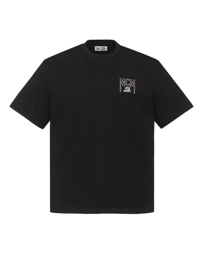 MCM x We The Best T-Shirt mit Logo-Print - Schwarz Schwarz
