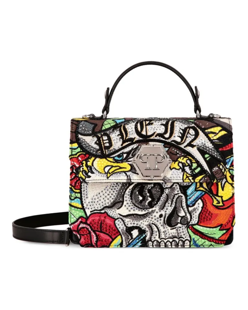 Philipp Plein Superheroine Shopper Rot