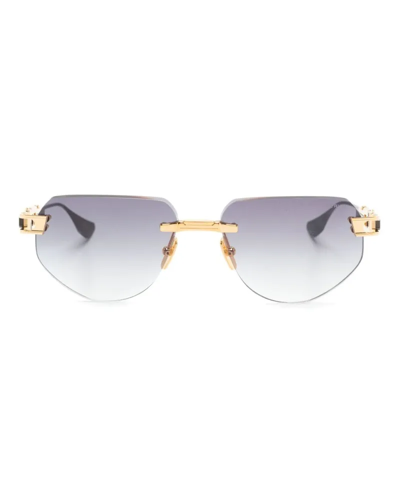 DITA Rahmenlose Grand-Imperyn Sonnenbrille - Schwarz Schwarz