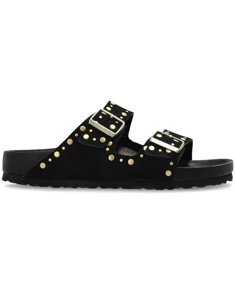 Birkenstock Arizona Rivets Pantoletten - Schwarz Schwarz
