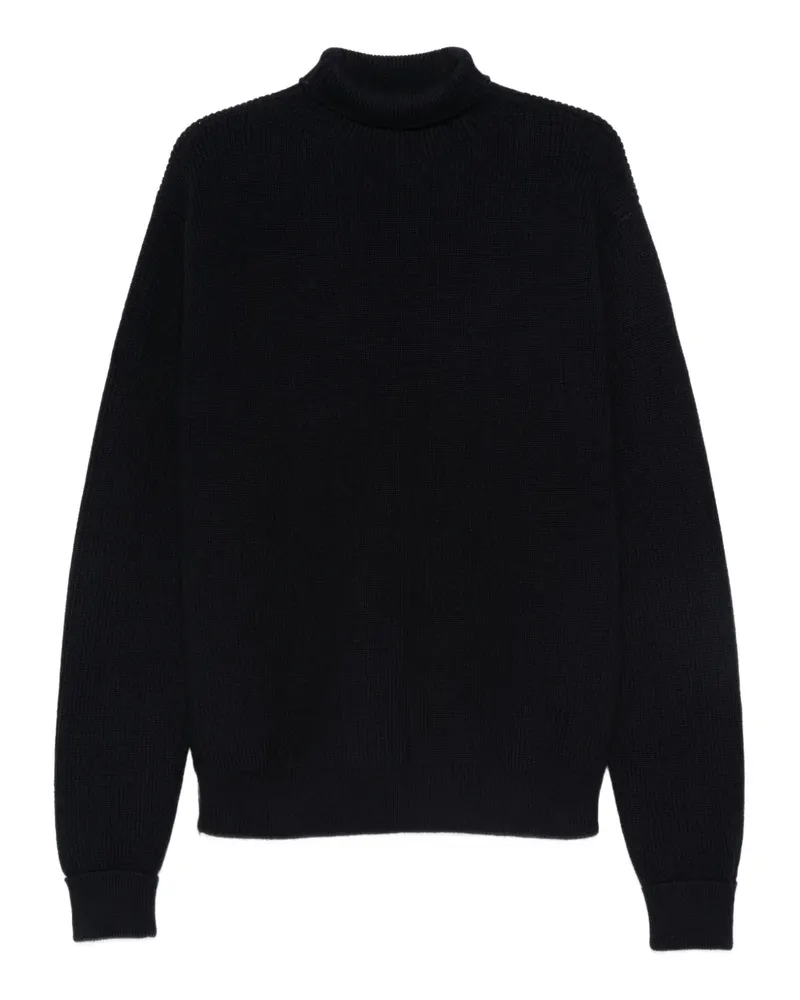 Jil Sander Gerippter Pullover - Blau Blau