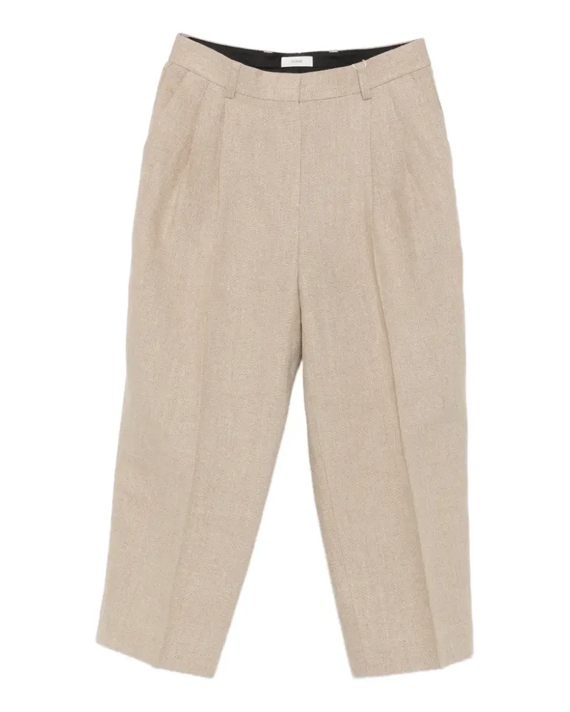 Totême Klassische Hose mit Falten - Nude Nude