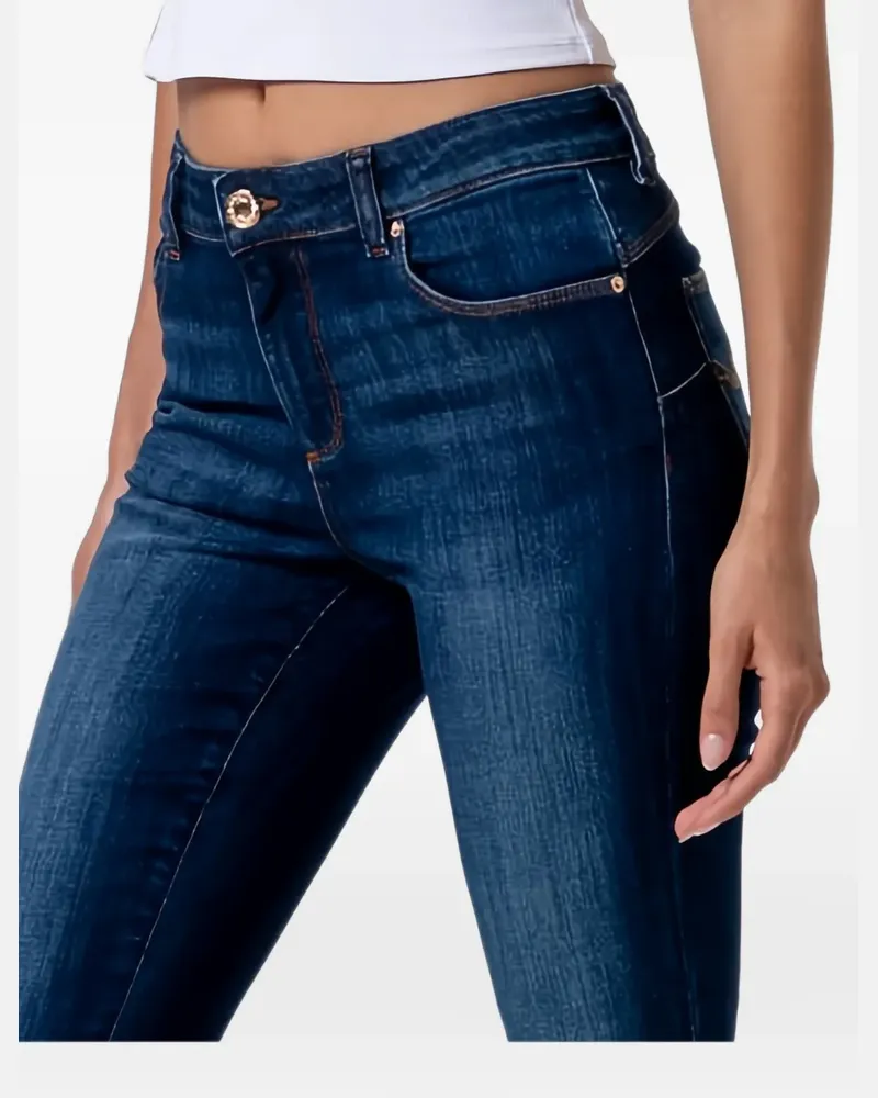 Fracomina Klassische Bootcut-Jeans - Blau Blau