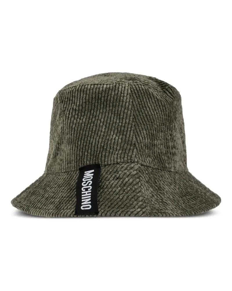 Moschino Wendbare Mütze aus Cord - Grün Grün