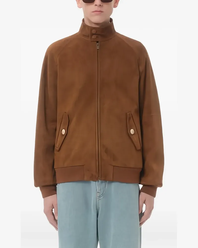 Valentino Garavani Jacke aus Wildleder - Braun Braun