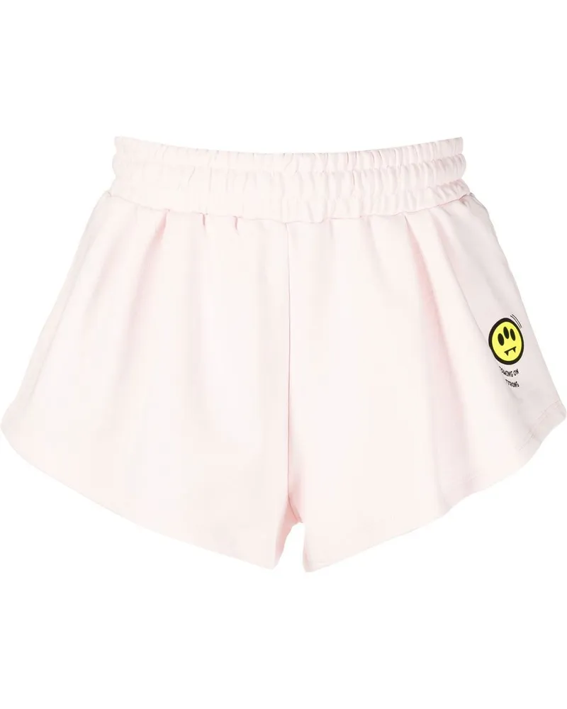 BARROW Joggingshorts mit Slogan-Print - Rosa Rosa