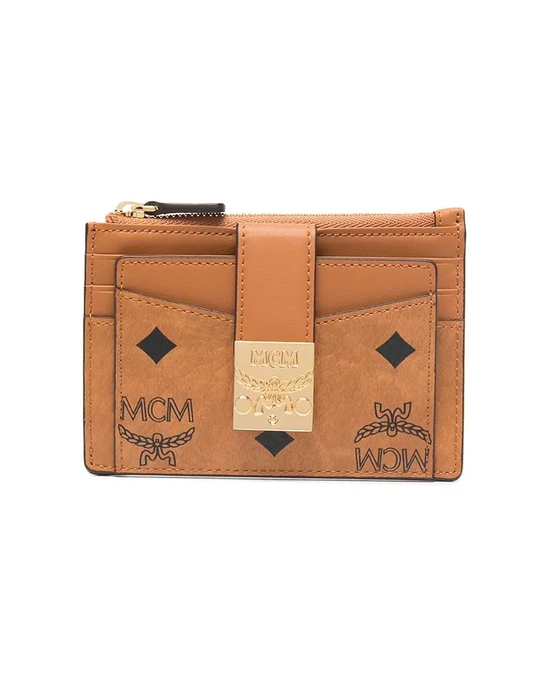 MCM Portemonnaie mit Monogramm - Braun Braun