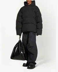 Balenciaga Gefütterte Sporty B Jacke Schwarz