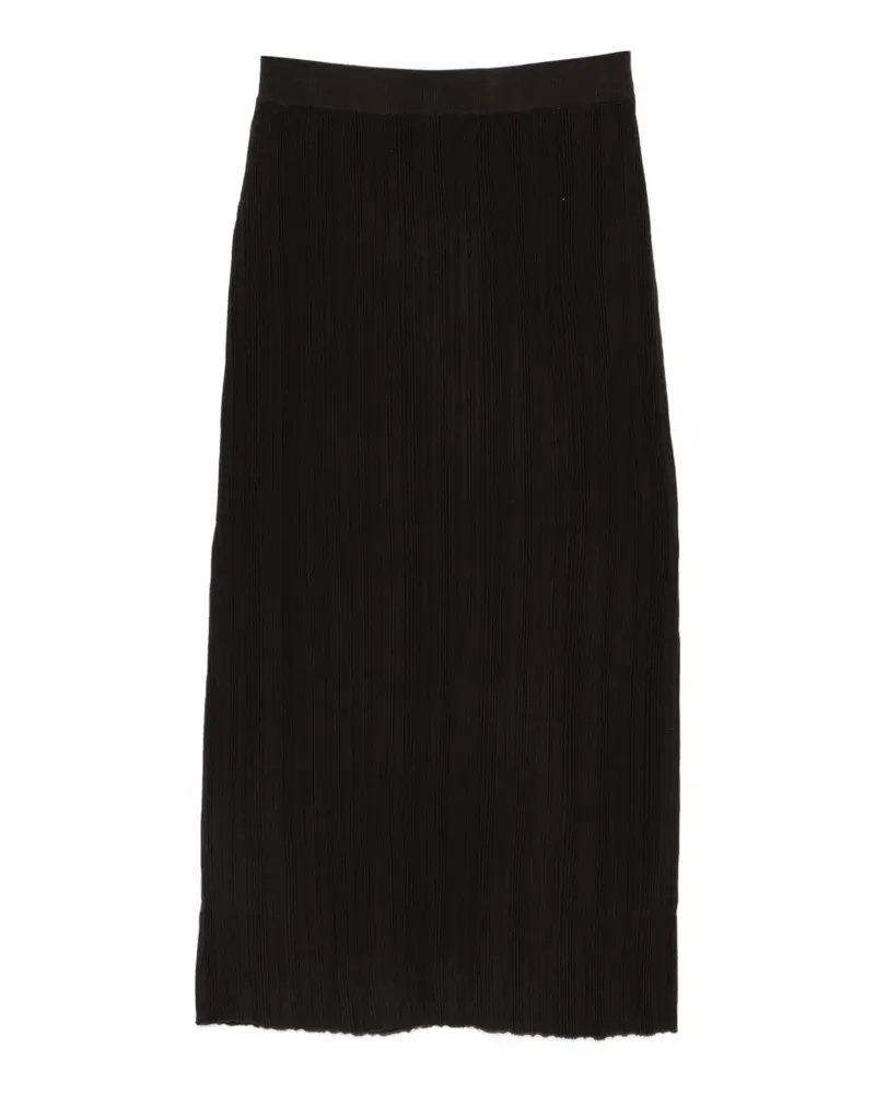 ALYSI ribbed-knit skirt - Braun Braun
