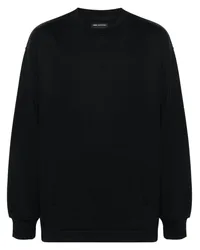 Y-3 Sweatshirt mit Rundhalsausschnitt Schwarz