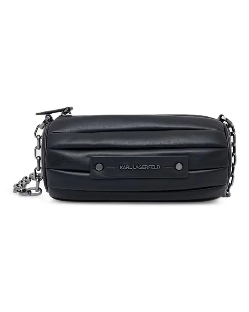 Karl Lagerfeld Gesteppte Schultertasche - Schwarz Schwarz