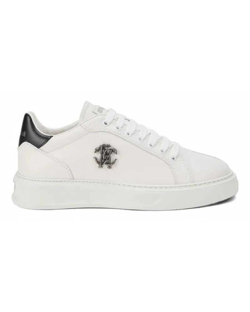 Roberto Cavalli Sneakers mit RC Monogramm - Weiß Weiß