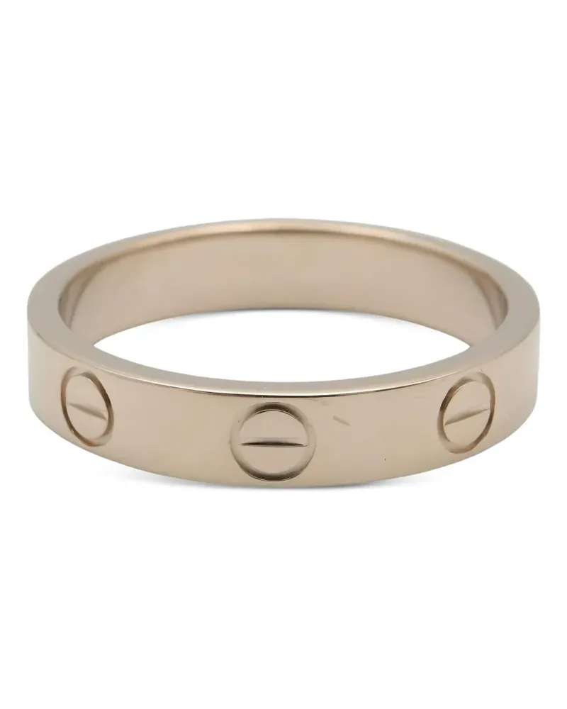 Cartier 2010s mini love motif ring - Silber Silber