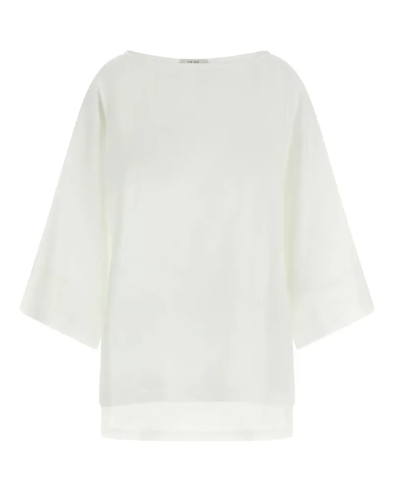 The Row Junia boat-neck blouse - Weiß Weiß