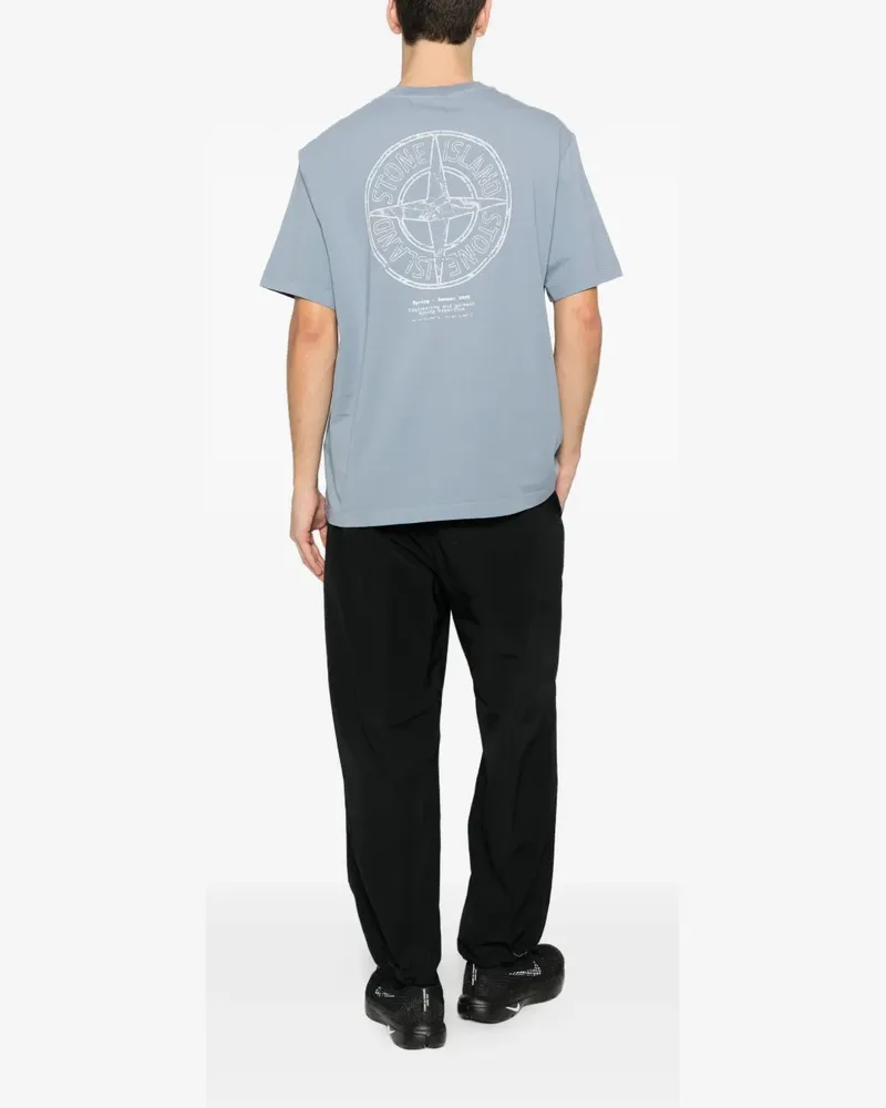 Stone Island Compass T-shirt - Blau Blau