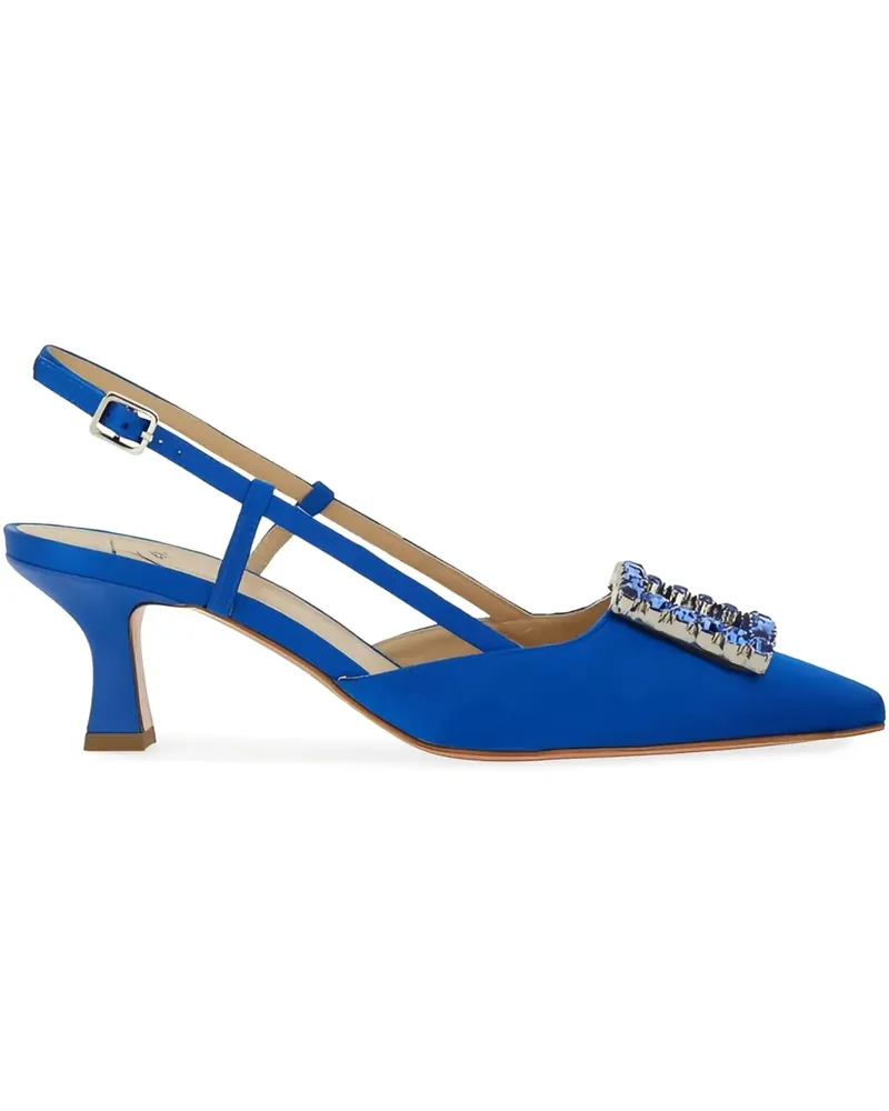 FESTA Milano Stefi Slingback-Pumps 50mm - Blau Blau