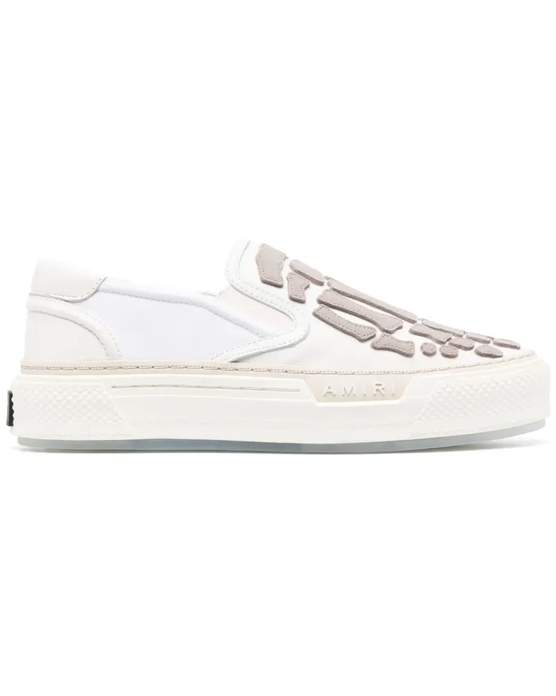 Amiri Skel Toe Slip-On-Sneakers - Weiß Weiß