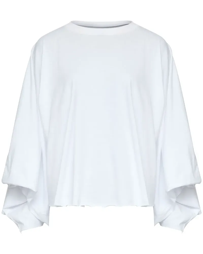 Maison Margiela Oberteil mit langen Ärmeln - Weiß Weiß