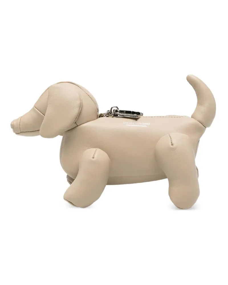 MIHARAYASUHIRO mini "Dolls" Dachshund cross body bag - Nude Nude