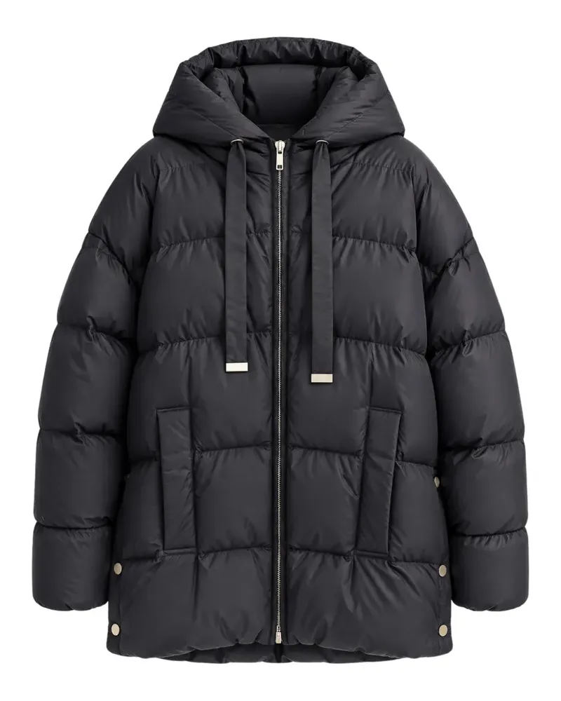 Max Mara The Cube hooded puffer jacket - Schwarz Schwarz