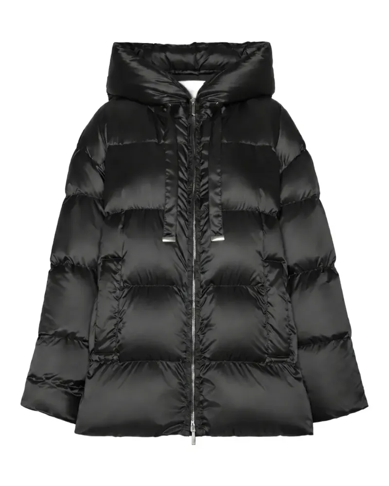 Max Mara The Cube Steppjacke mit Kapuze - Schwarz Schwarz